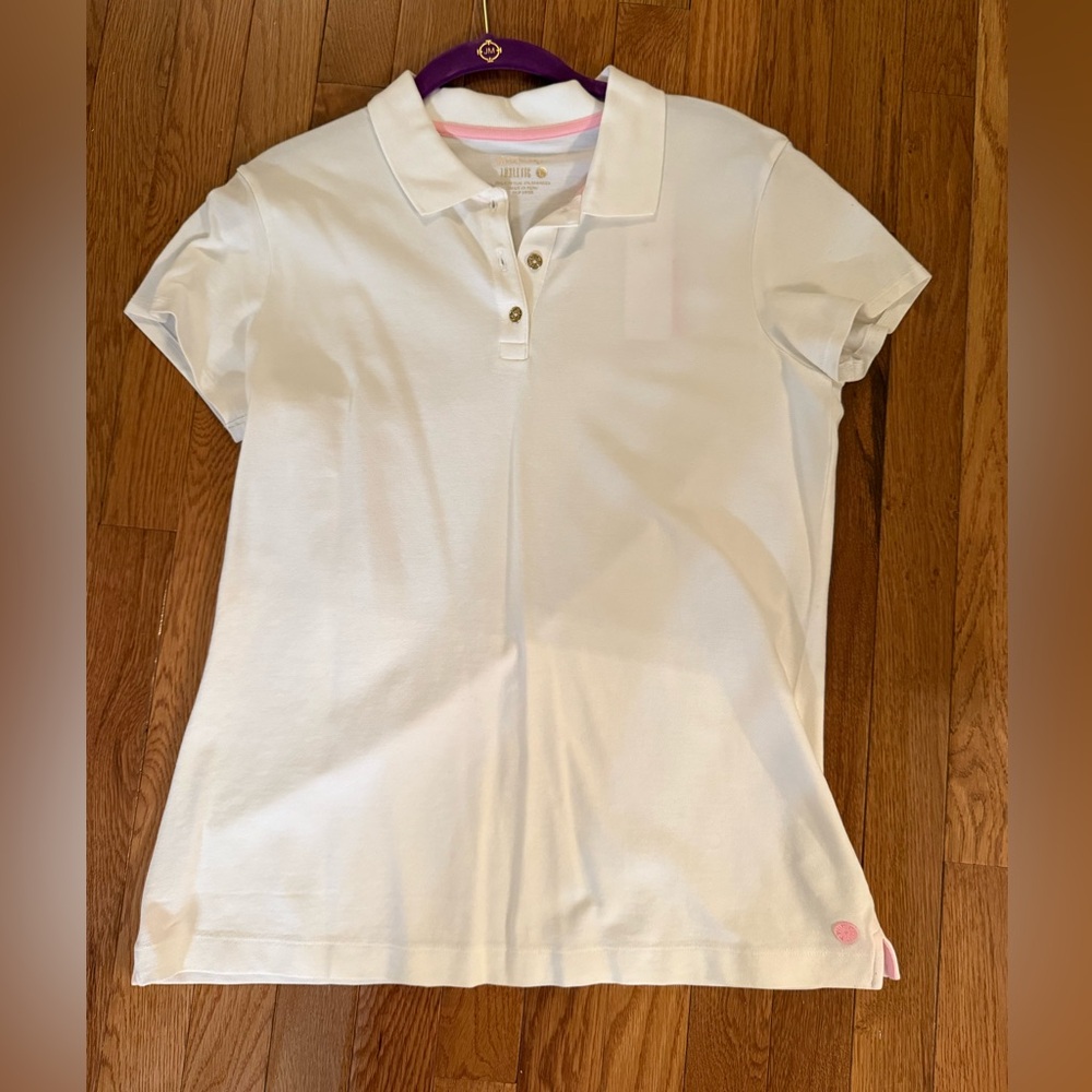 NWT Lilly Pulitzer Meredith Short Sleeve Polo sz L